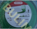 Fűkasza fűnyíró damil 2,4mm 75m szögletes zöld Oregon 69-414-2