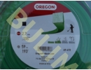 Fűkasza fűnyíró damil 2,7mm 59m szögletes zöld Oregon 69-472-2