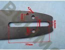 Láncvezető 30cm 3/8 piko 1,3mm 45szem Hyundai láncfűrész alk. HYD-7012-55-2