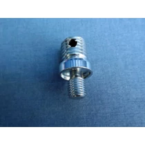 Fűkasza damilfej csavar adapter Tecomec M10x1.25mm balos külső menetes K00401048