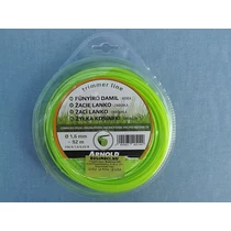 Fűkasza damil 1,6mm 92méter kerek fűnyíró damil Arnold fin/k/1.6/0.25/b
