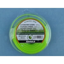 Fűkasza damil 2,0mm 63m kerek fűnyíró damil Arnold fin/k/2.0/0.25/b