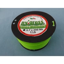 Fűkasza fűnyíró damil 2,7mm 200m kerek nylgrass fin/t/2.7/1.36k