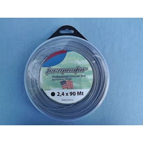 Fűkasza fűnyíró damil 2,4mm 90m kerek alumínium Terminator fin/t/2.4/0.5/a/b/k