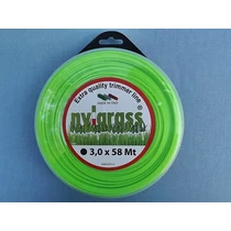 Fűkasza fűnyíró damil 3,0mm 58m kerek Nylgrass fin/t/3.0/0.5/b