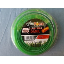 Fűkasza fűnyíró damil 2,7mm 68m kerek Green Power bm-gp0708