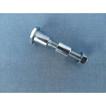 Fűnyíró kerék tengely+ távtartó+ anya 69mm 12.70mm 17-06026