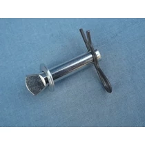Csapszeg lapos 10x40mm rugós rögzítővel 10x40-1