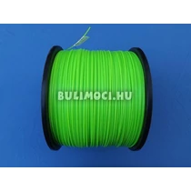 Fűkasza damil, fűnyíró damil 3,0mm szögletes 8,48kg Zöld