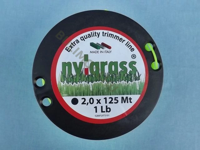 Fűkasza damil 2,0mm 125m kerek fűnyíró damil Nylgrass fin/t/2.0/0.5