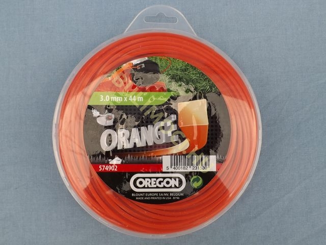 Fűkasza fűnyíró damil 3,0mm 44m szögletes Oregon orange 574902