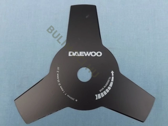 Vágótárcsa 3ágú 255mm 25,4mm 1,4mm Daewoo fűkasza alkatrész 520H-51